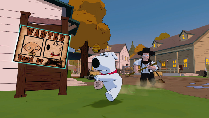 Illustration for article titled The Amish Are Gonna Be Furious When They Play the New Family Guy Game
